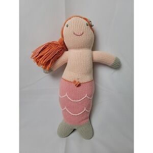 Blabla Kids Hand-knit 14 Melody Mermaid Doll Yarn Hair toys stuffy plush collect